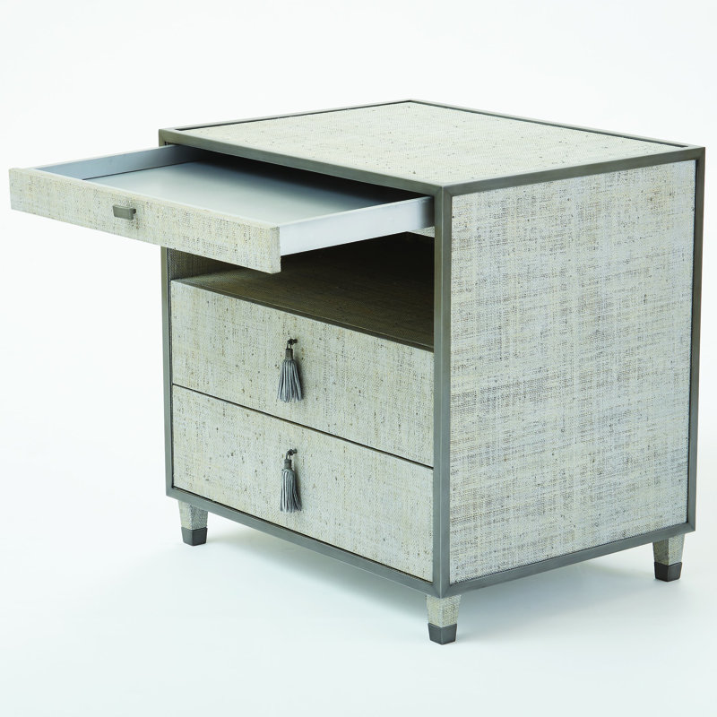 Bedside Chest, Silver