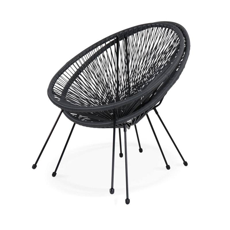 Ember Folding Deck Chair, Grey