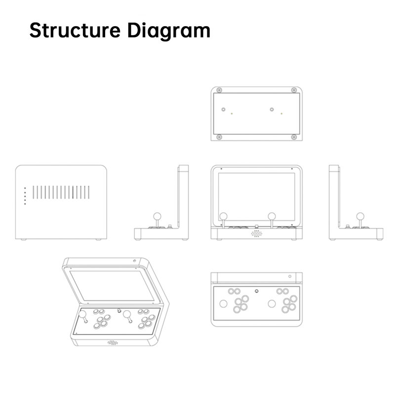 Arcade Game Console with 17" HD Screen & 23,000 Games