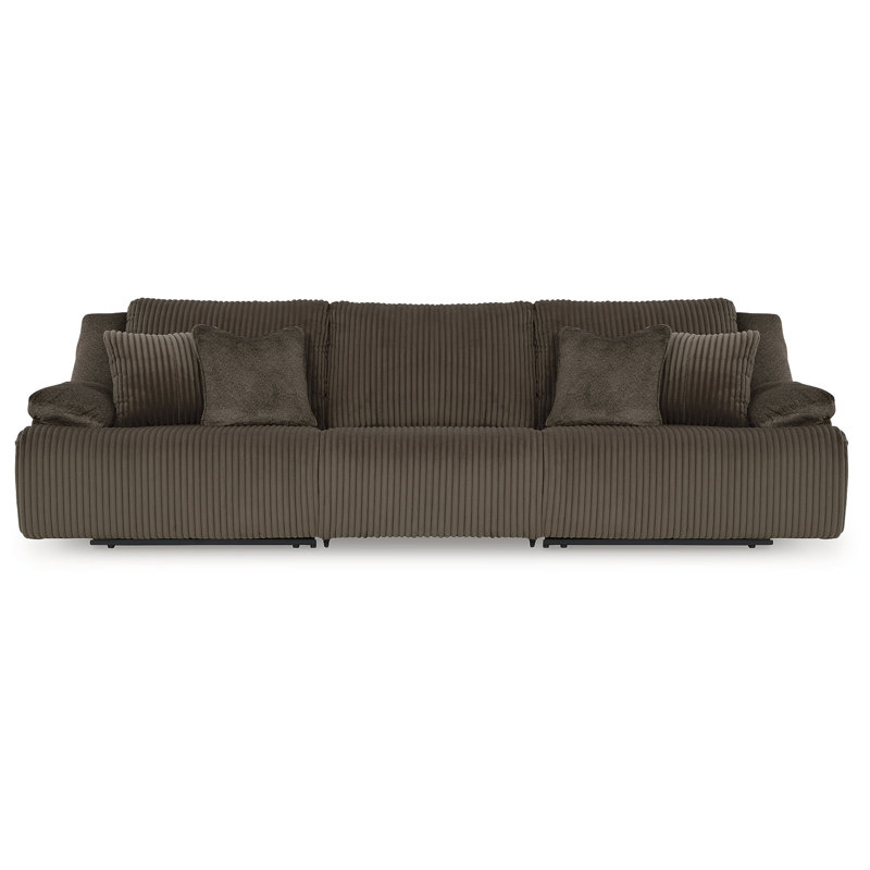 Matherly 3-Piece Sectional Sofa, Brun