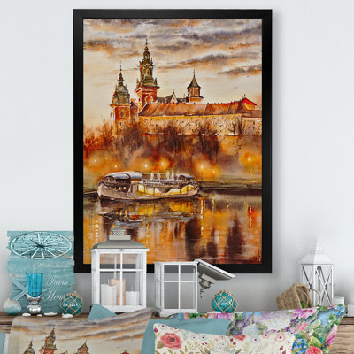 Painting Of Famous Wawel Castle  Painting Of Famous Wawel Castle