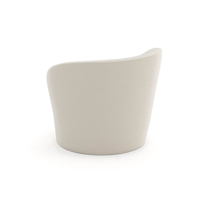 Quasi  Laf Swivel Chair, Beige