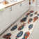 Wigand Modern Fish High-Low Navy/Orange/Cream Indoor/Outdoor Rug