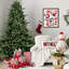Arbre de Noël pleine forme avec support en métal-117479394-117479392