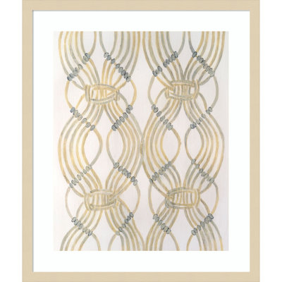 «Beaded Veil II» par Vanna Lam, impression sur bois encadrée