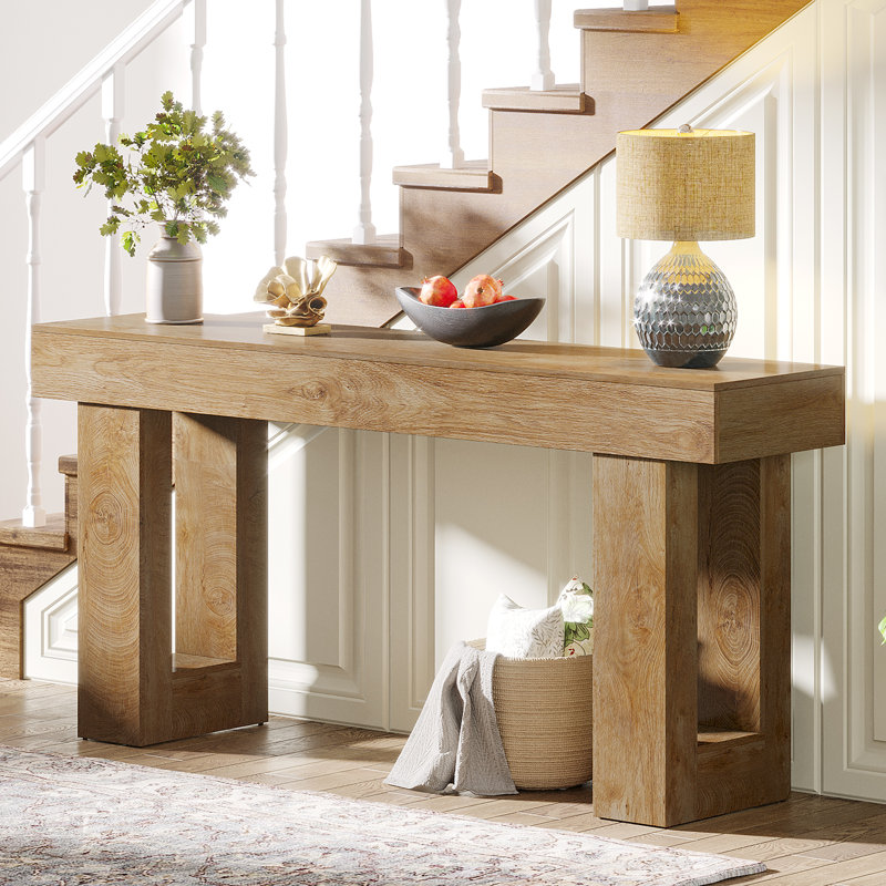 Brittanni 63'' Console Table, Light Brown