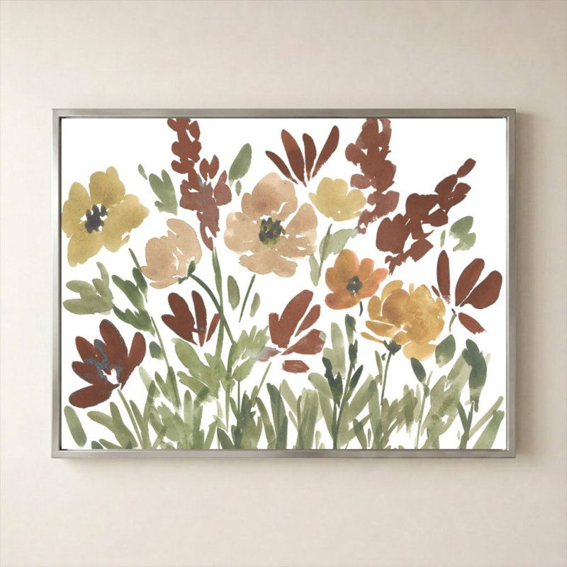 «Meadow Wildflowers Bold» par Lucille Price - impression sur toile