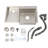 Household Stainless Steel Laundry Sink With Washboard