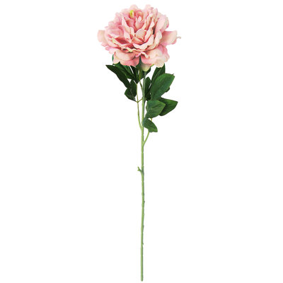 Grande tige de pivoine en velours