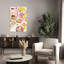 Petit-déjeuner et brunch, impression d'art mural contemporain et coloré représentant une jonquille et des fruits-1493581593