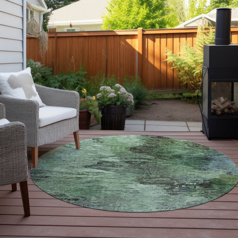 Tapis intérieur / extérieur Decicco, Rond 8 pi