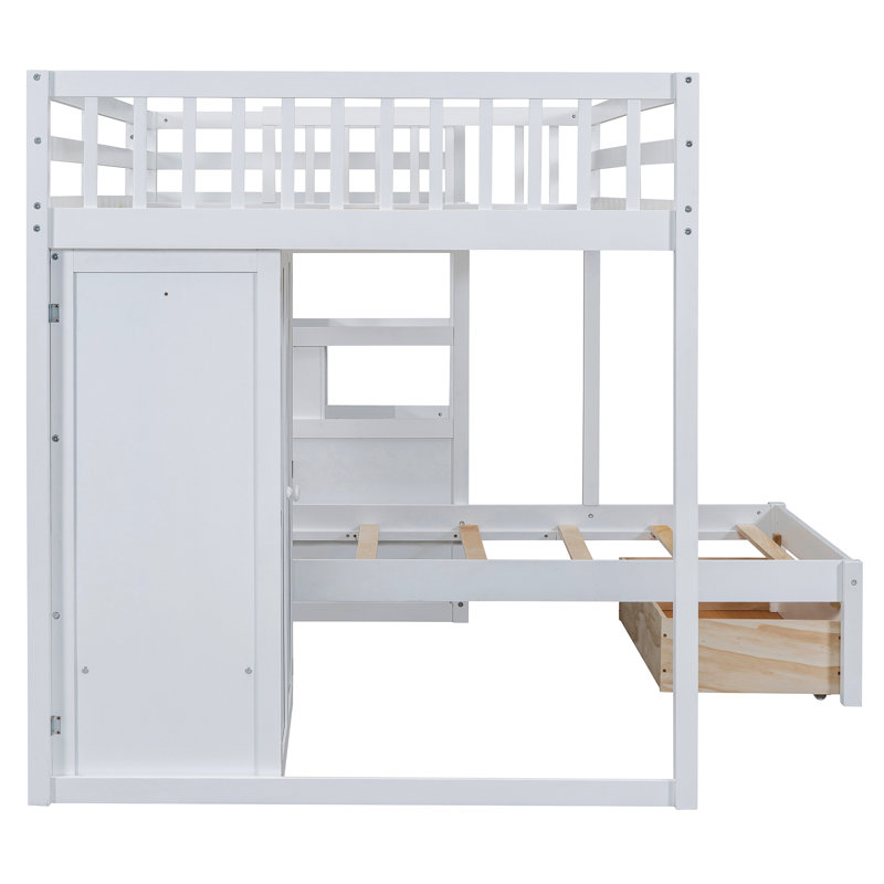 Bunk Bed With Wardrobe, Drawers