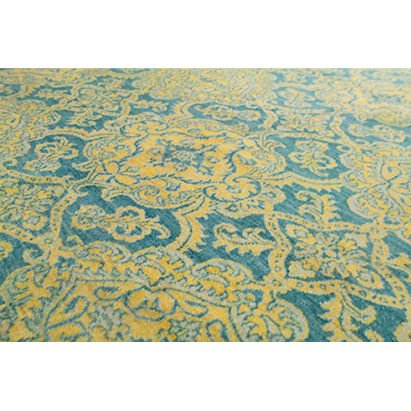 Wool Damask Area Rug