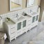  Ensemble de meuble-lavabo double 84 "avec miroir 84"-27042739