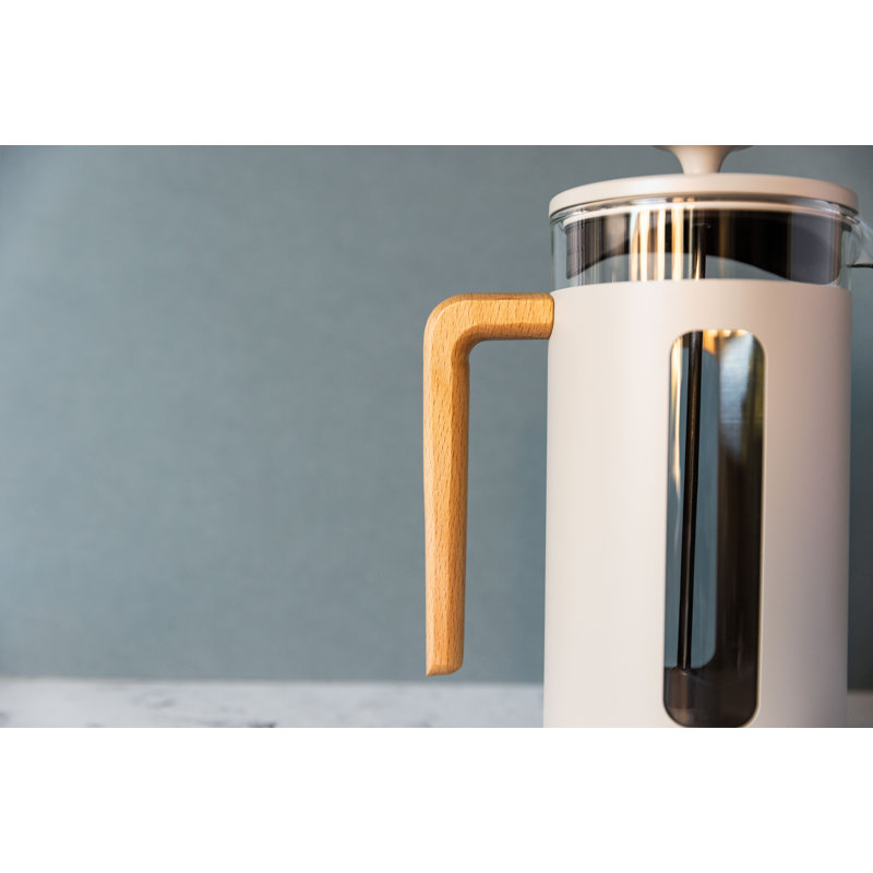 Pisa 1L Cafetiere, Cream