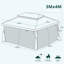 4m x 3m Steel Gazebo