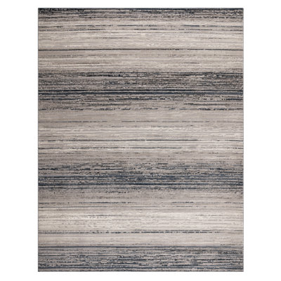 Tapis gris anthracite Gertmenian Flora Osian