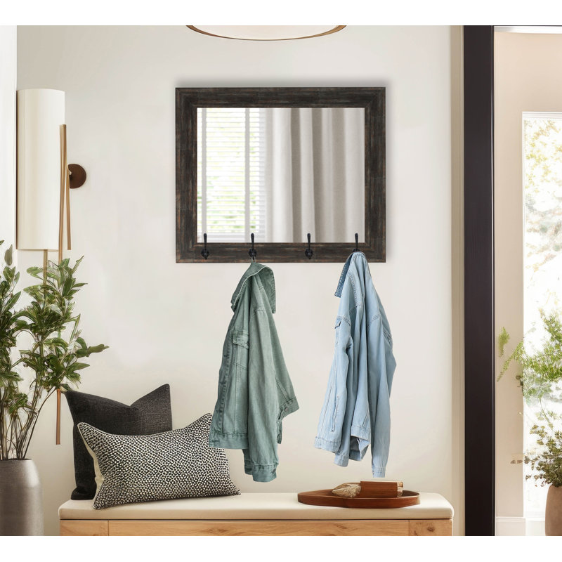 Veyron Engineered Wood Flat Wall Mirror