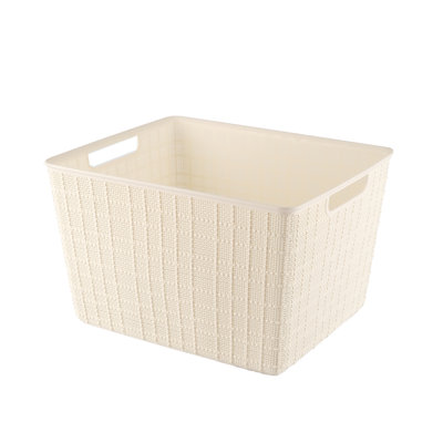 4 Pack Rebrilliant Plastic Decorative Bin
