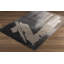 Tapis intérieur gris / brun à motif abstrait 4 pi x 6 pi (3 pi 9 po x 5 pi 6 po) Branch Caleb de Caleb-543927422