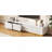 Tv Stand With 4 Drawers, Faux Marble Tabletop And Curved Profile Design-897881693