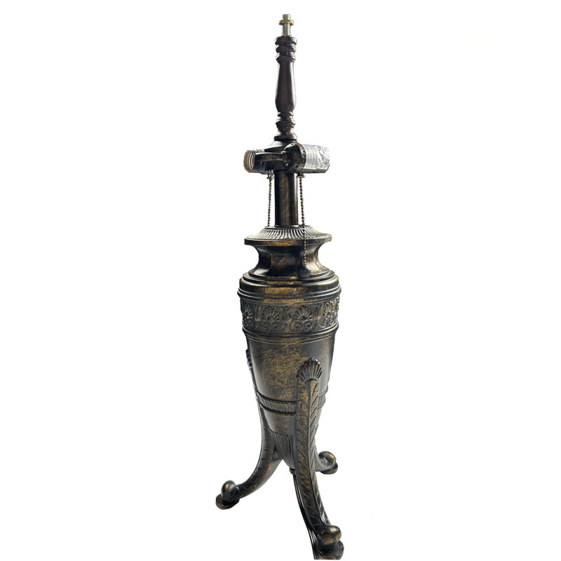 Lampe de table Tiffany rose glacière