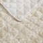 Jeté matelassé en coton beige Martha Martha-117430015