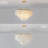 6-Light Dimmable Capiz Shell Chandelier