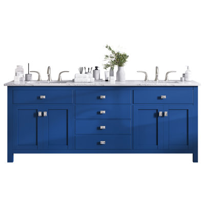 Odilion 72" Double Bathroom Vanity Set