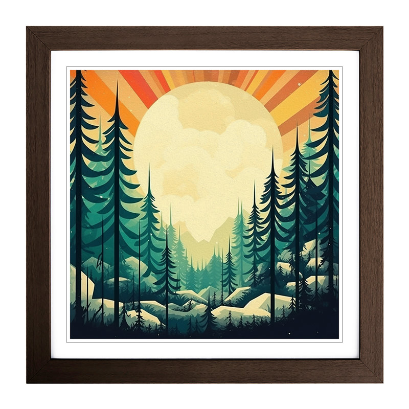 Winter Forest No.3 - Framed Print