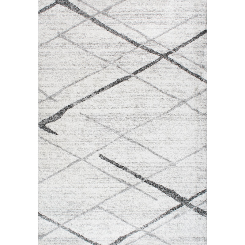 Rogin Geometric Area Rug, Rectangle 122 x 183cm