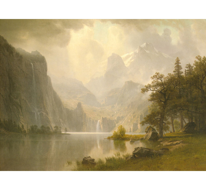 In the Mountains, 1867, 18" H x 24" W