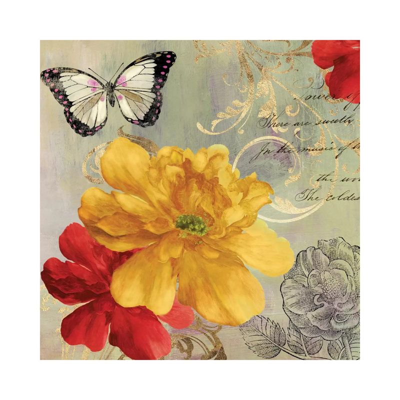 Cottage Yellow by Asia Jensen - Wrapped Canvas Painting, 45.72 cm H x 45.72 cm W