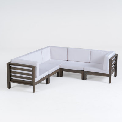 30.25'' Wide L-Shaped Patio Sectional with Cushions