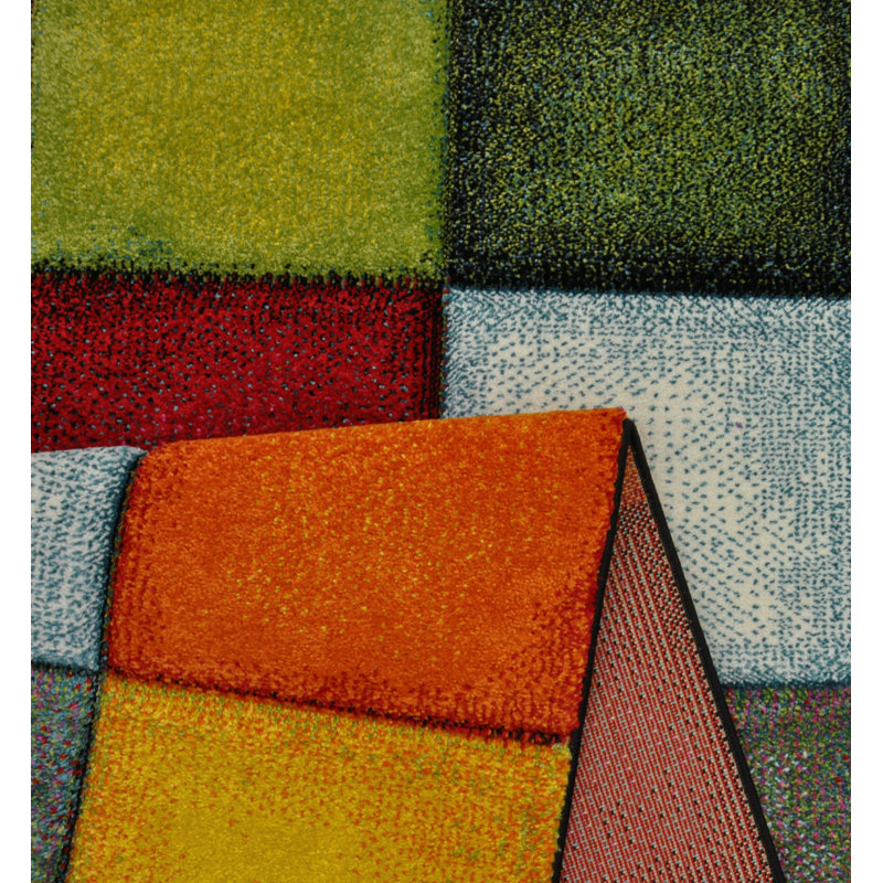 Hisayuki Checkered Pattern Area Rug, Rectangle 160 x 230cm