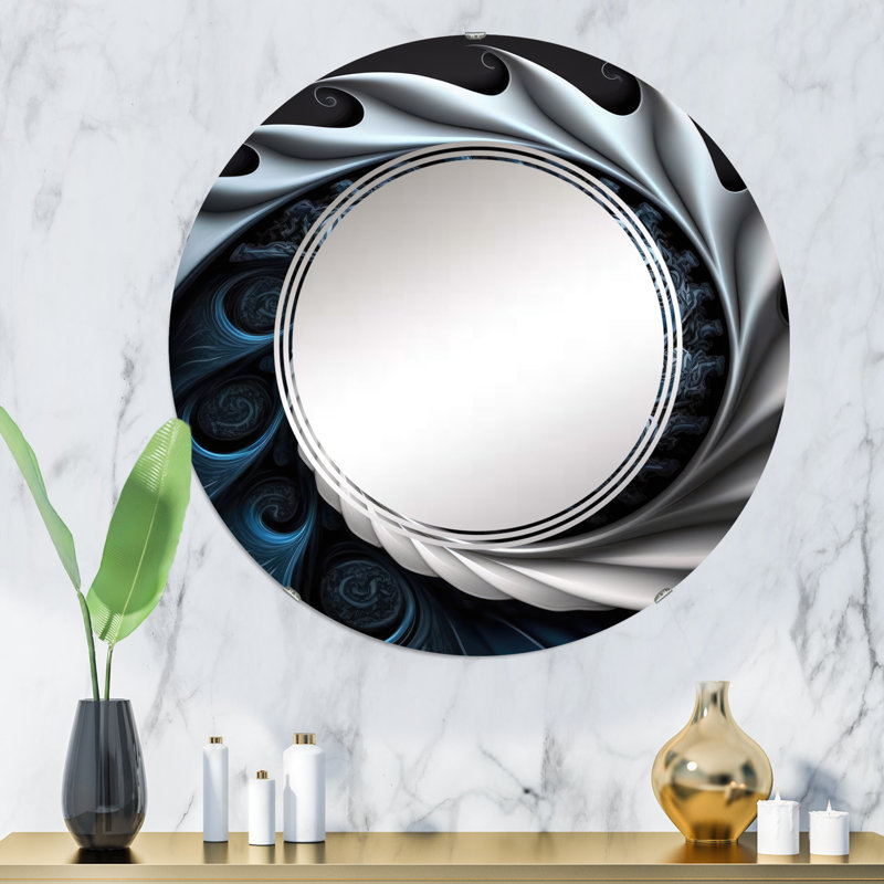 Miroir mural Quiniya, 32 po x 32 po