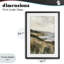 «Northern Coast Cliffside», reproduction d'art sous verre encadrée par Petal Prints Design-130825867-130825869
