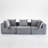 Compressed Sofa:Magic Cube Sofa Grey