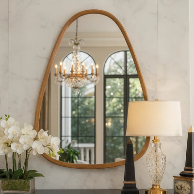 Miroir décoratif en bois Emrehan Wayne