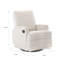 Madison Swivel Glider Recliner Chair - Boucle Style