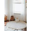 Hand Tufted Cotton Area Rug in Brown/Gray