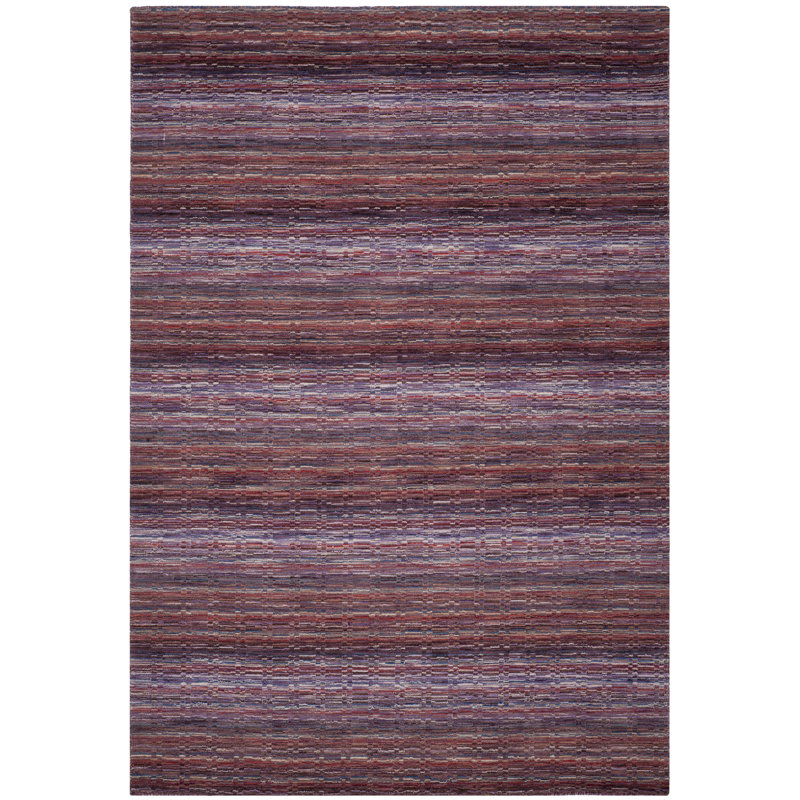 Tapis mauve en laine Keith, Rectangle 4 pi x 6 pi
