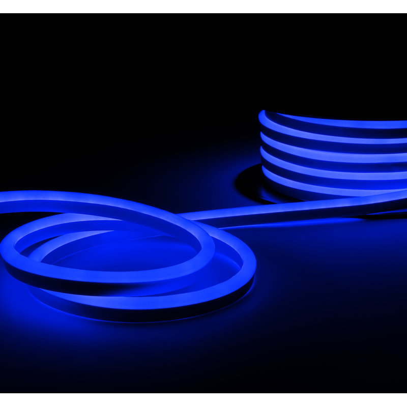 Commercial Grade Plug-in Neon LED Rope Lights IP67 Waterproof, Blue