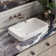 Los Flexi 19" x 12" White Drop-In Bathroom Sink with Pop-Up Drain, Semi-Recessed Ceramic Vessel Sink