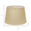 Abat-jour empire en lin beige-122875801