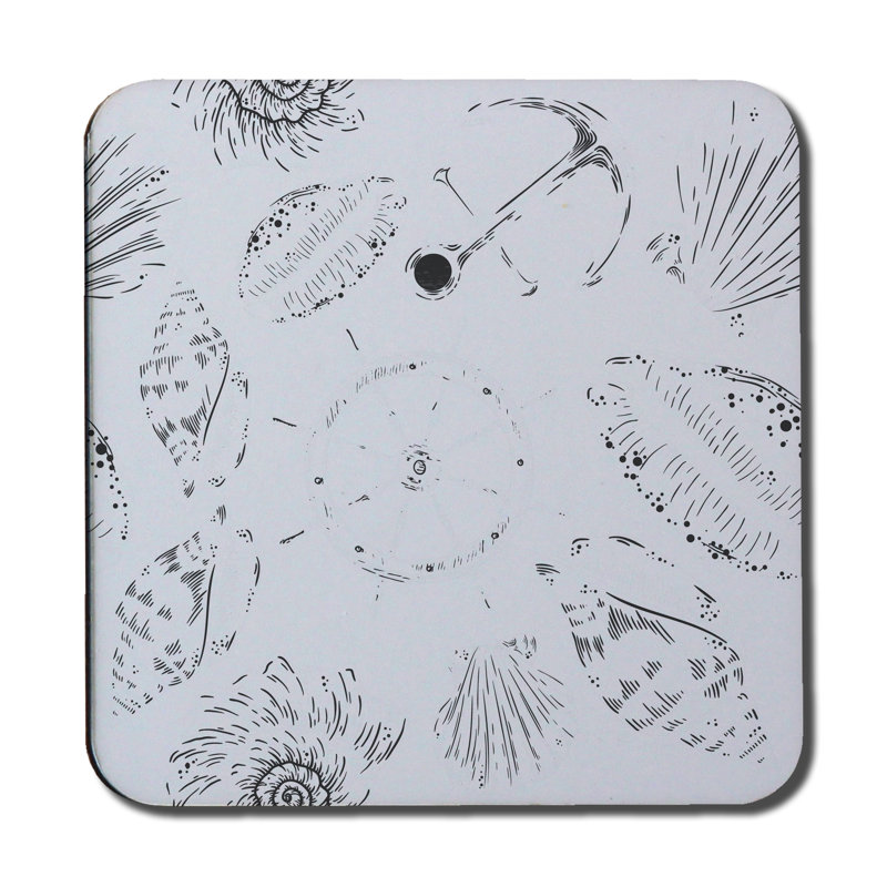 Square 6 Piece Coaster Set