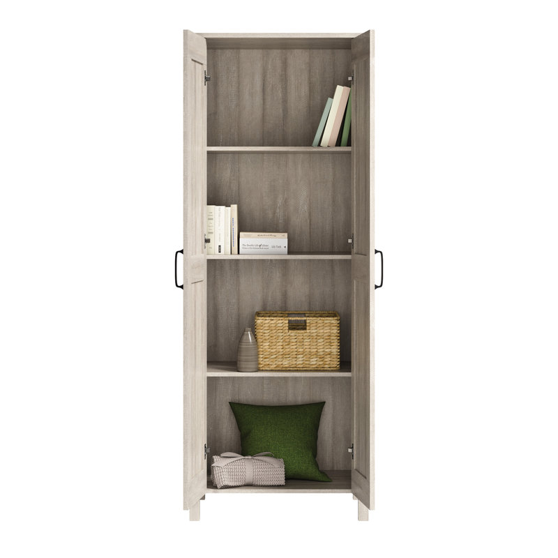 Colton 4 - Shelf Storage Cabinet, Spring Maple