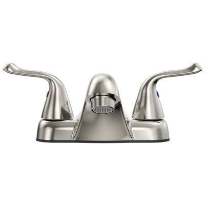 Centerset 2-handle Bathroom Faucet with Drain Assembly