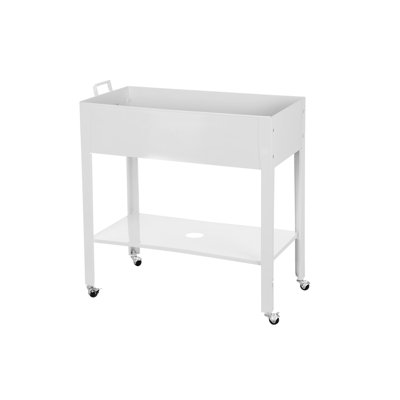 Table de culture avec poignée blanche