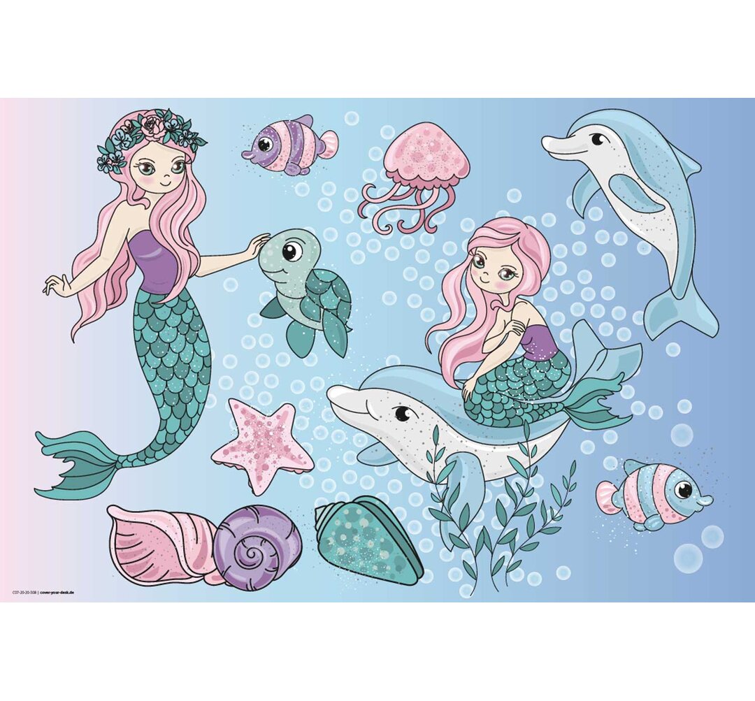 Schreibtischunterlage Mermaids